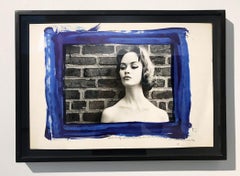 "Avril Crosby" Mixed Media Black And White Photography, Silver Gelatin Print