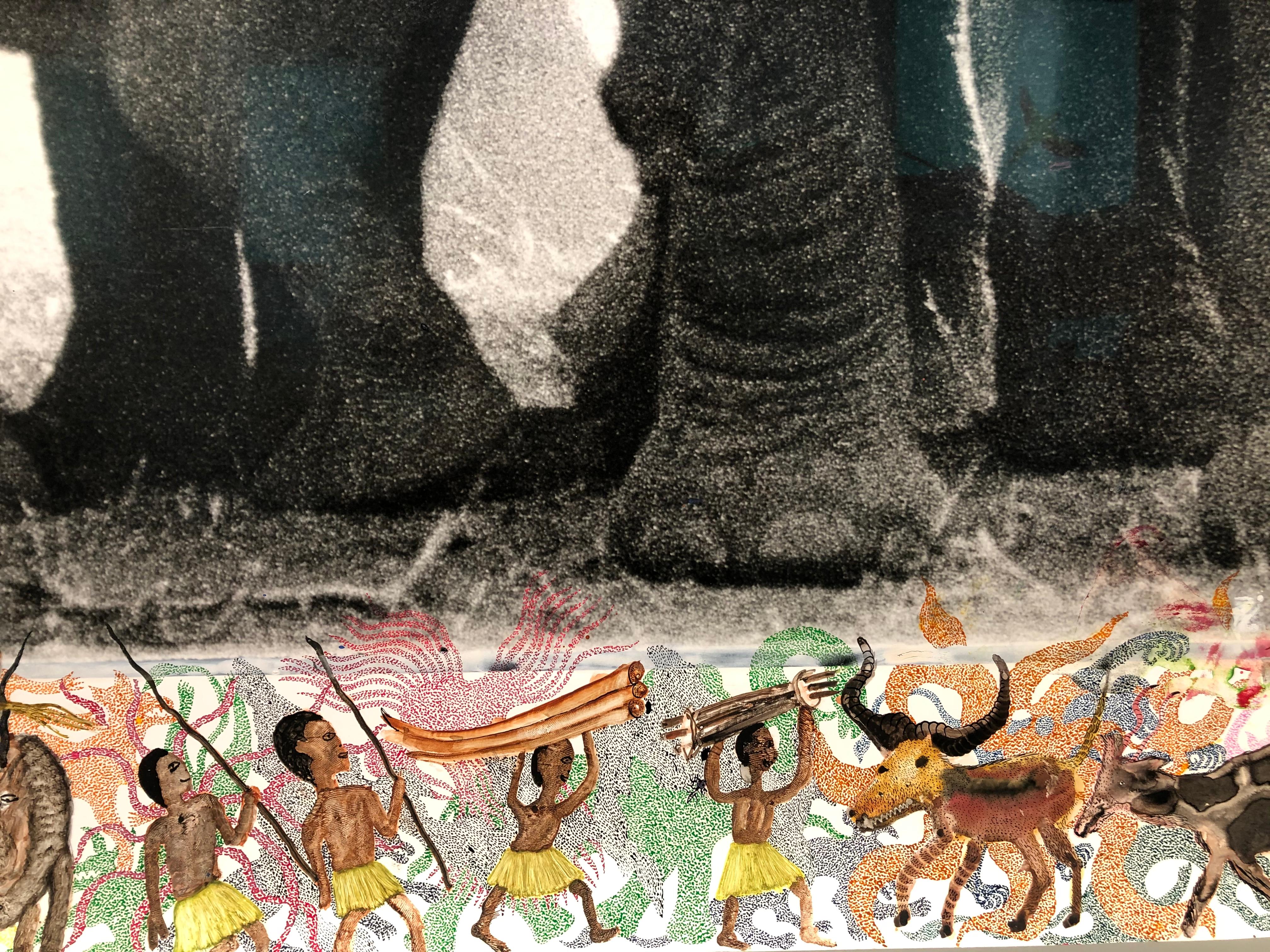 Eles at Buffalo Springs - Animal, Landscape Photography, Peter Beard 6