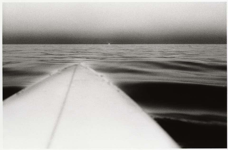 Surfboard with Setting Sun, Santa Monica, California, U.S.A. – Anthony Friedkin