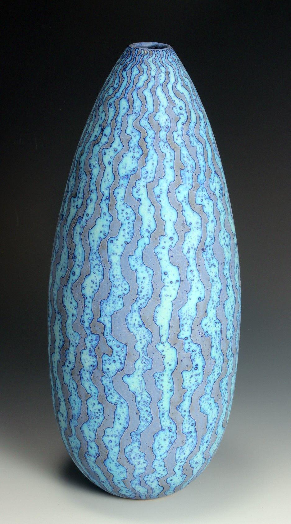Peter beard
Conical Vase in a Wax Resist Glaze
35cm high, 14cm wide
2023
