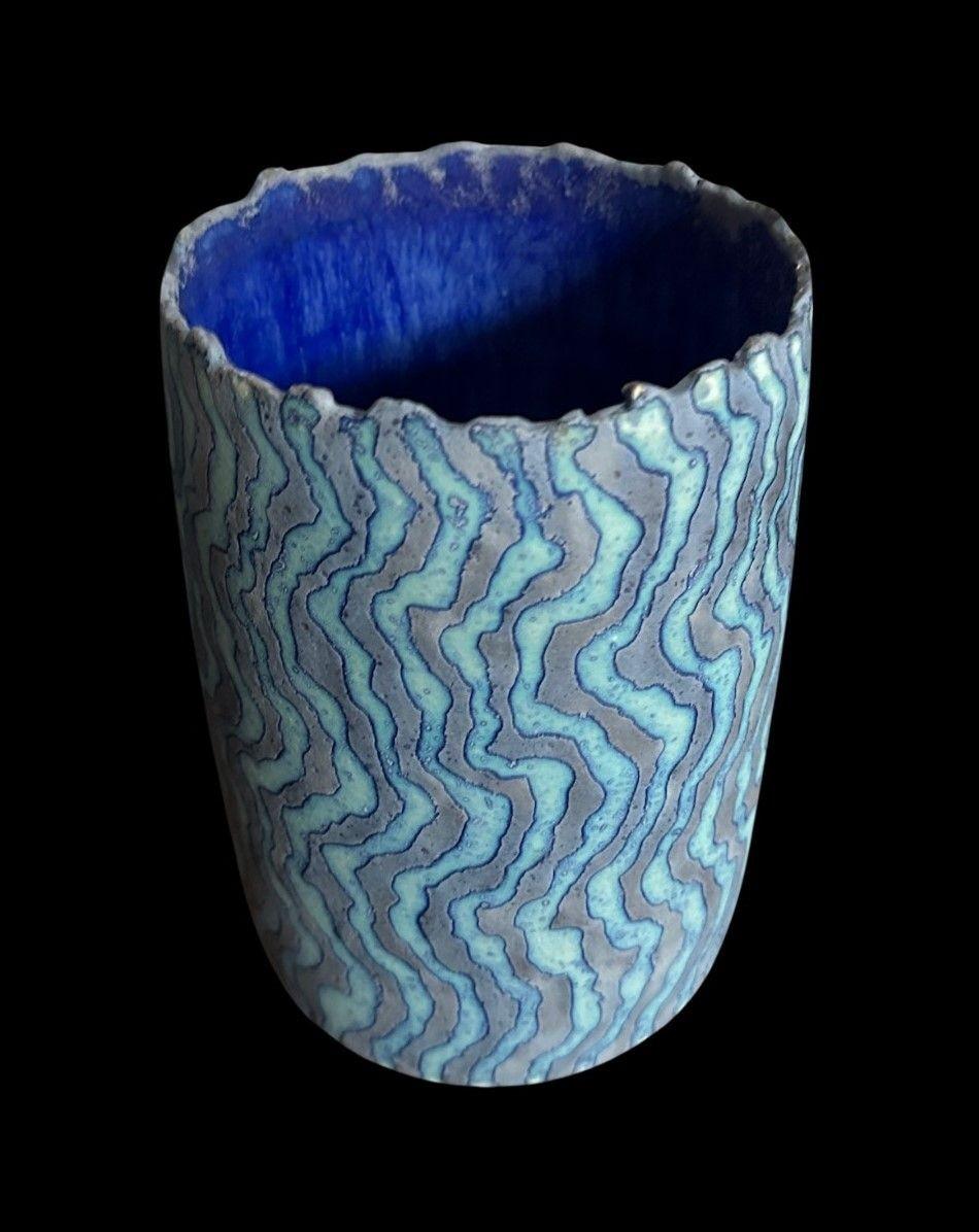 Contemporary Peter Beard Vase For Sale