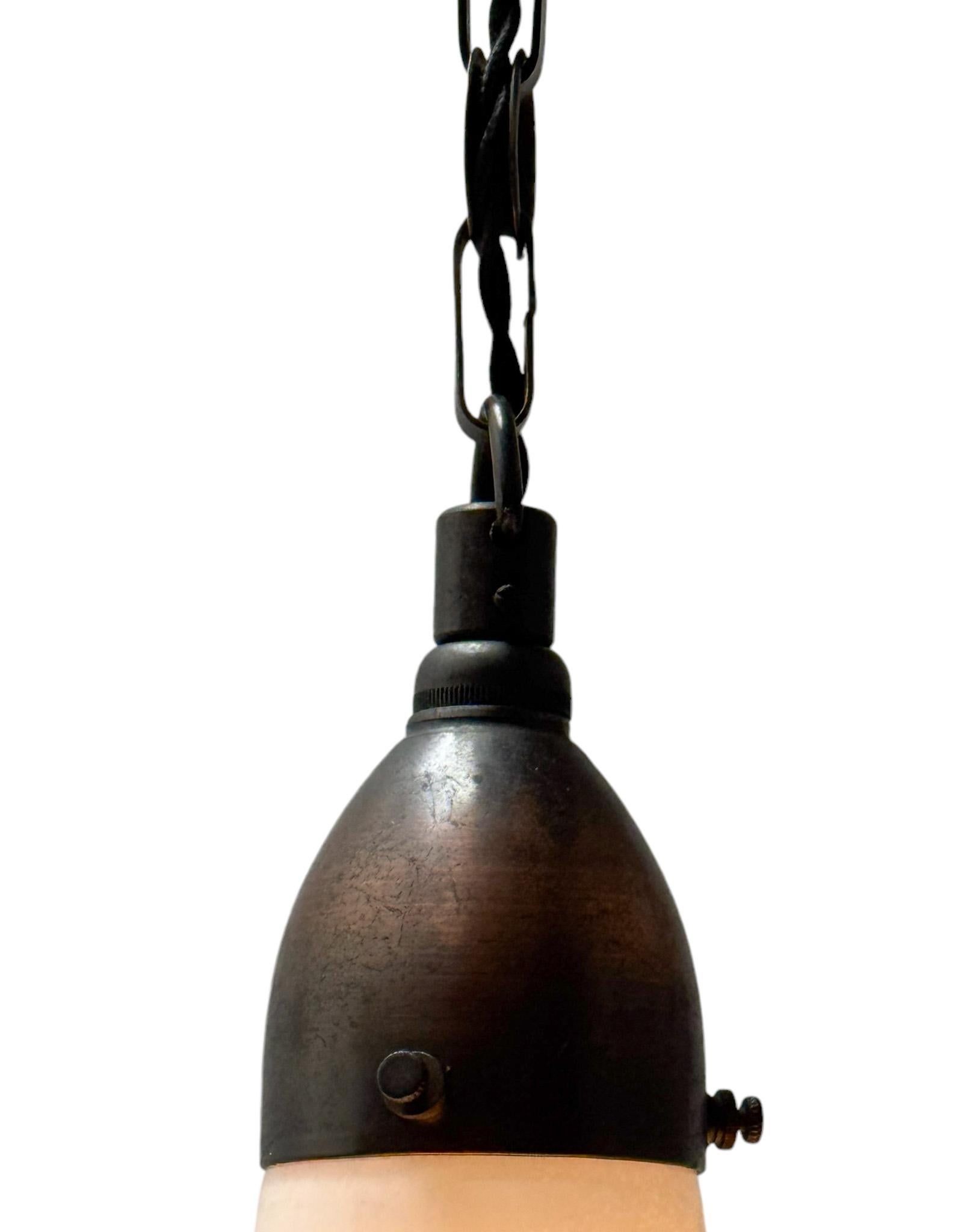 Peter Behrens Art Nouveau Luzette Pendant Lamp for Siemens, 1900s 2