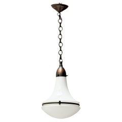 Lampada a sospensione Luzette di Peter Behrens in stile liberty per Siemens, 1900