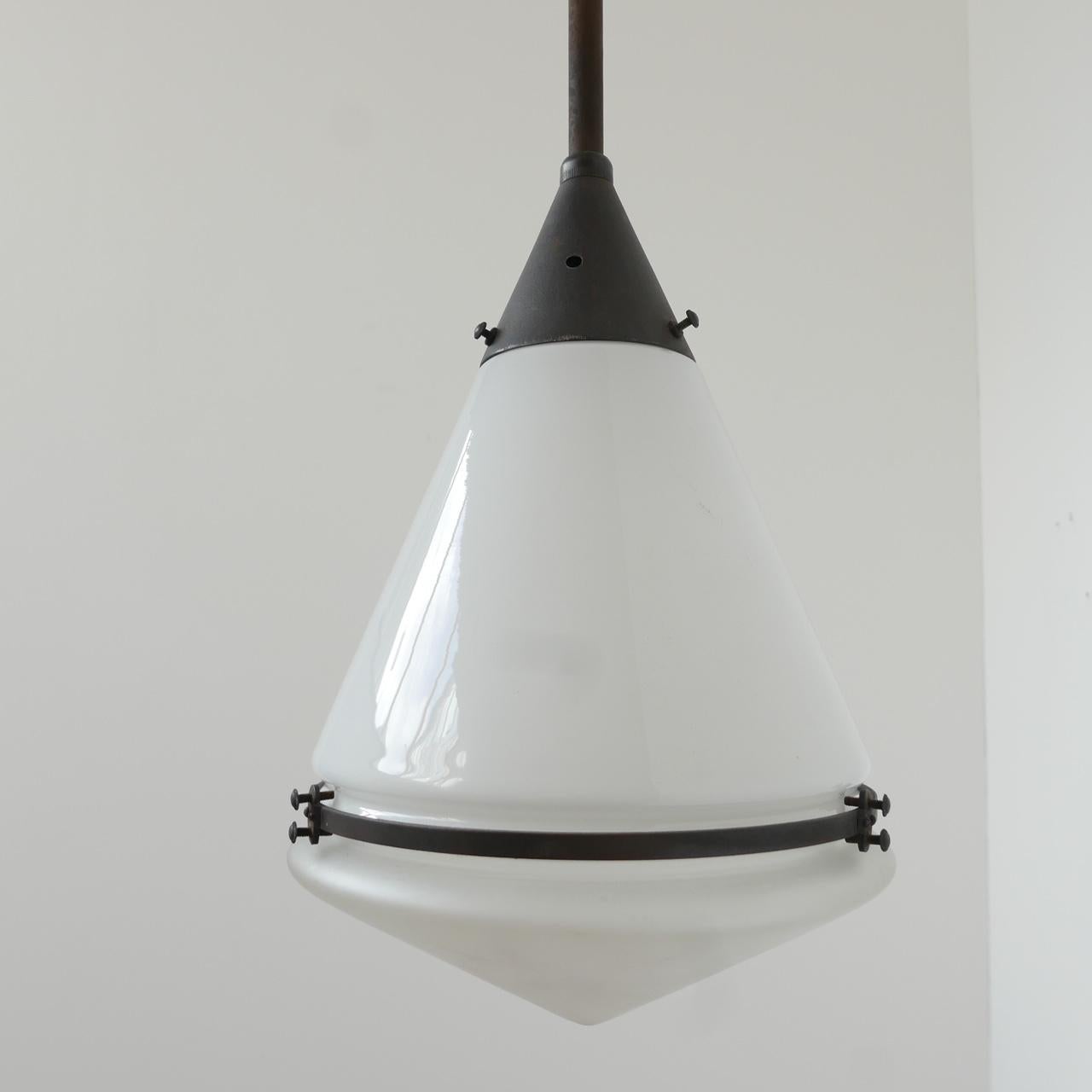 Peter Behrens Conical Pendants '4' For Sale 5