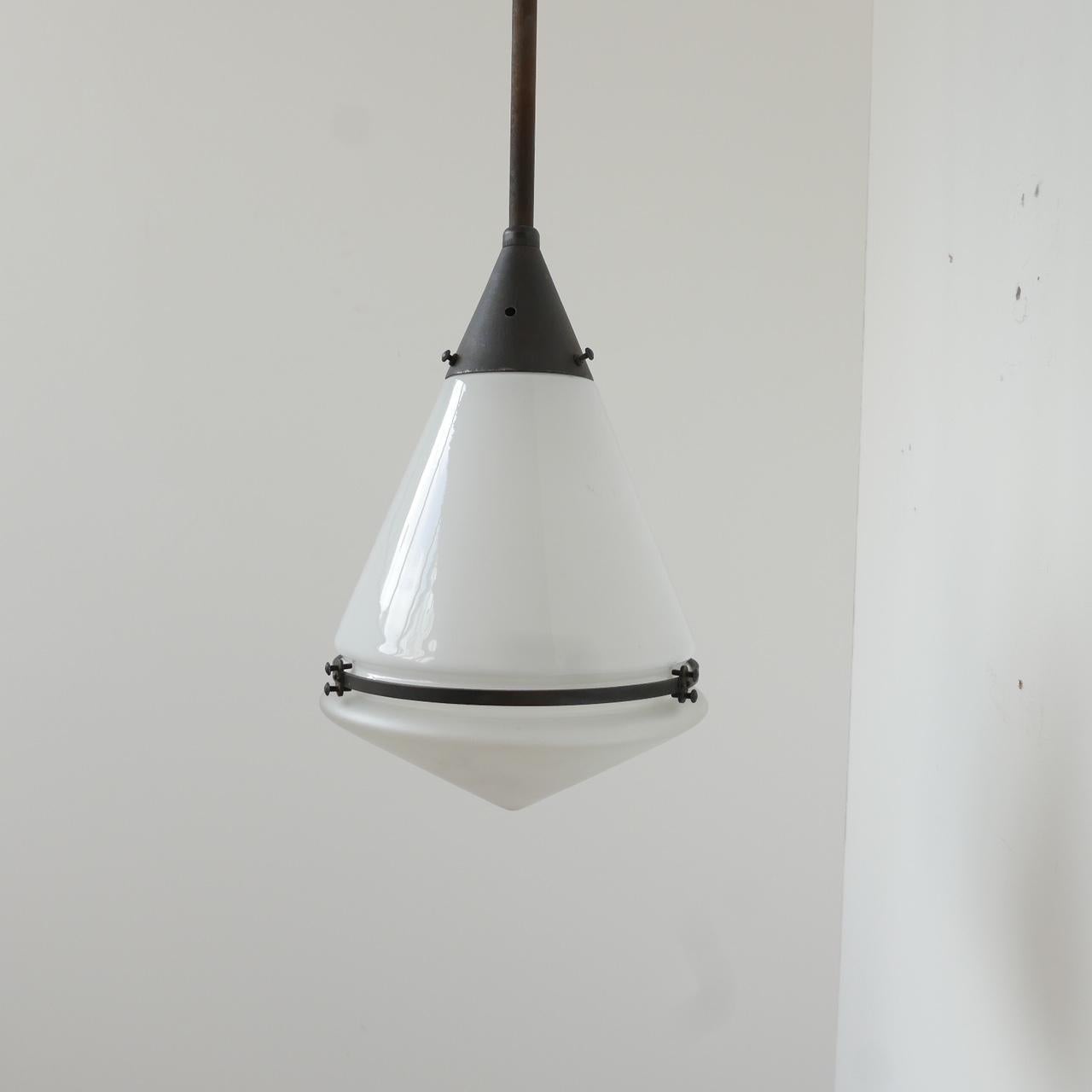 Peter Behrens Conical Pendants '4' For Sale 7