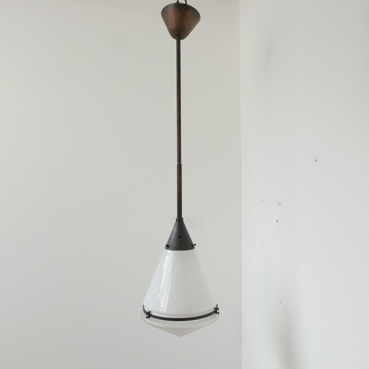 Peter Behrens Conical Pendants '4' For Sale 8