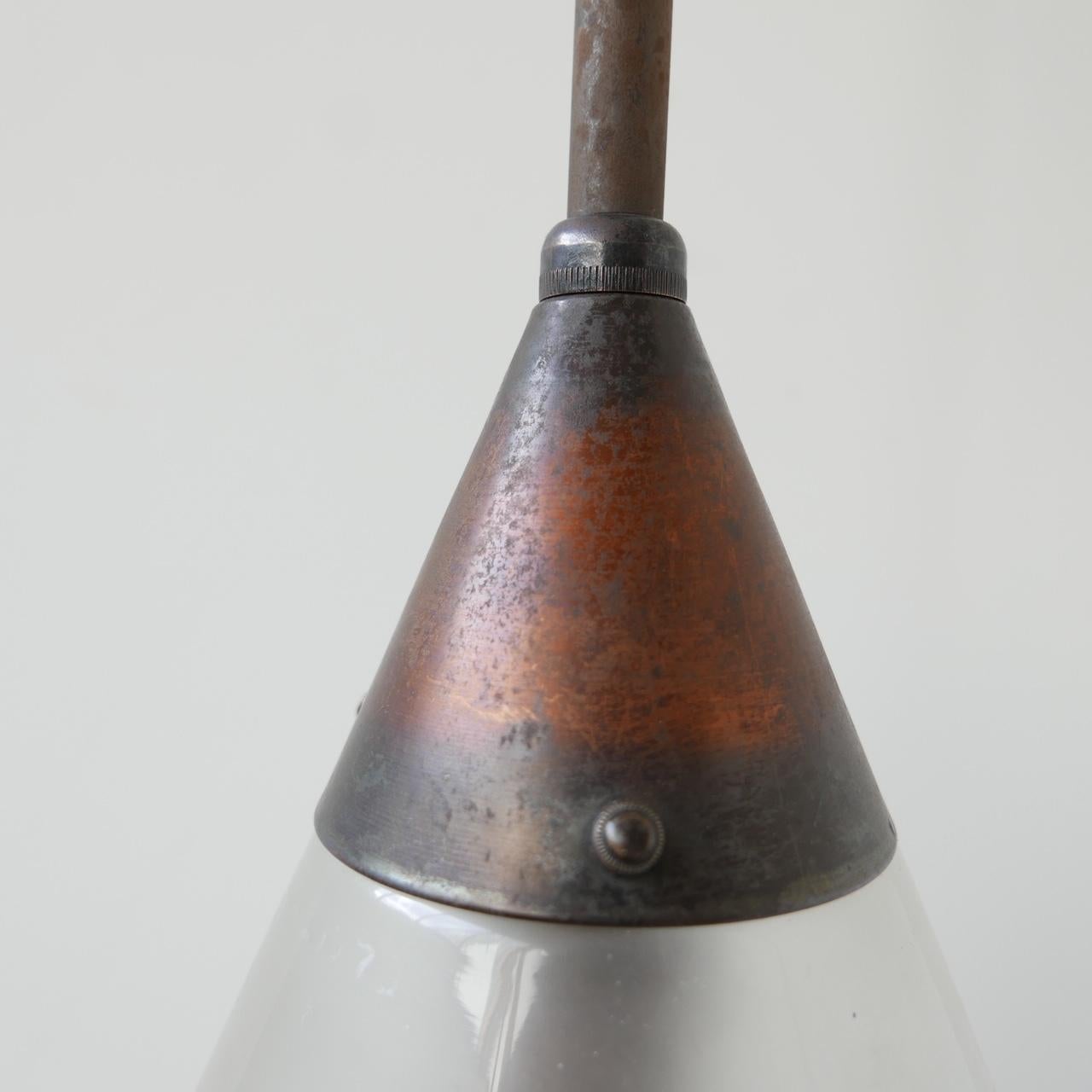 Bauhaus Peter Behrens Conical Pendants '4' For Sale