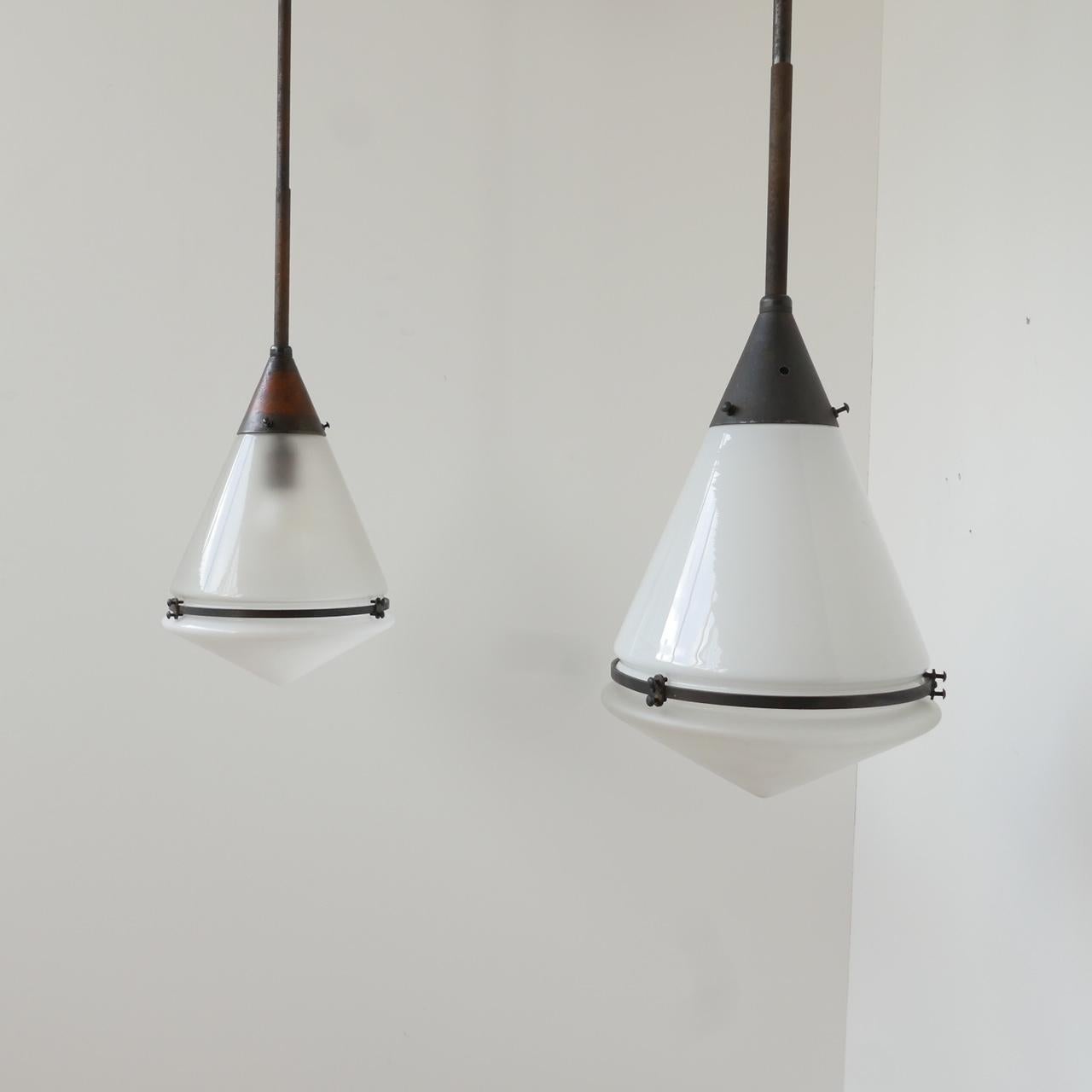 Peter Behrens Conical Pendants '4' In Good Condition For Sale In London, GB