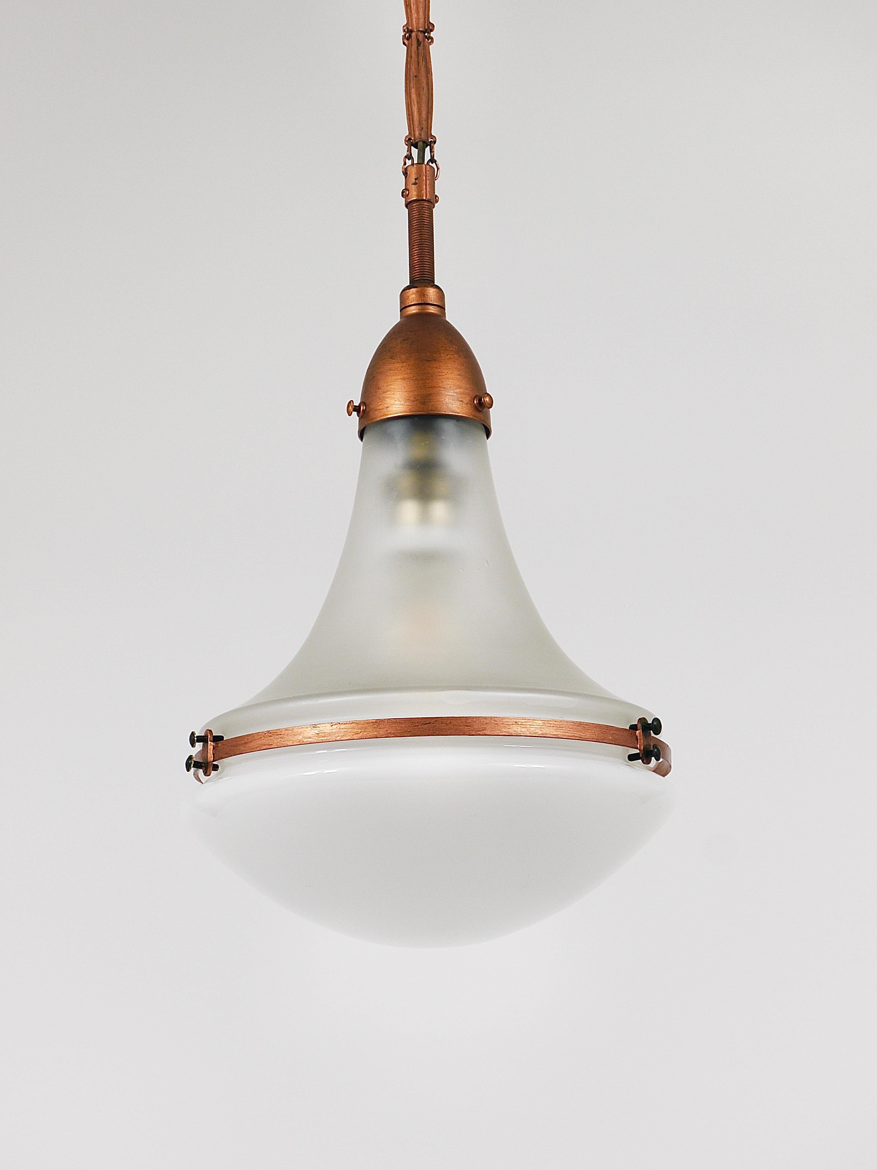 Lampada a sospensione industriale Peter Behrens Luzette, Siemens Schuckert, Germania, 1910 in vendita 6