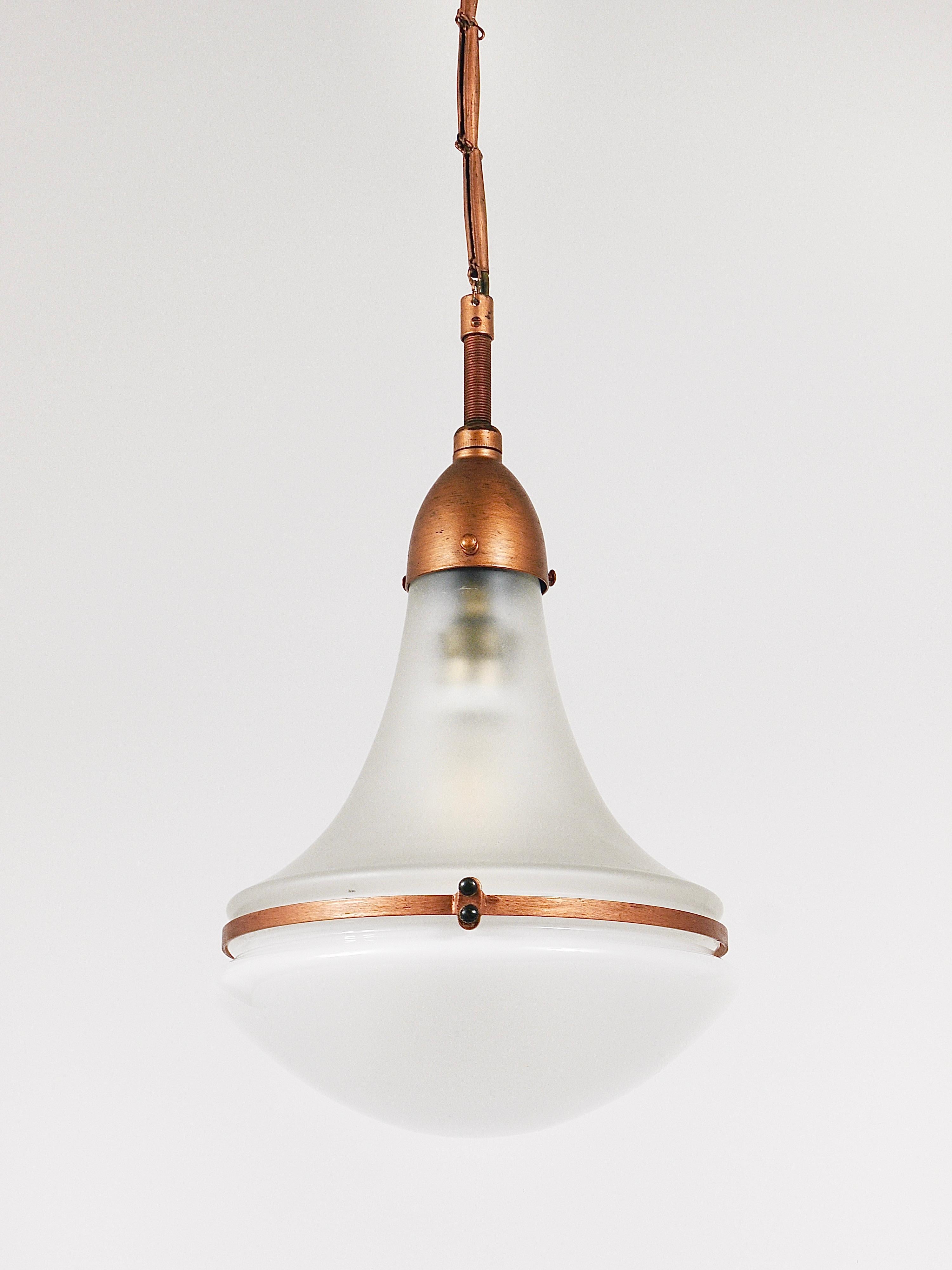Lampada a sospensione industriale Peter Behrens Luzette, Siemens Schuckert, Germania, 1910 in vendita 8