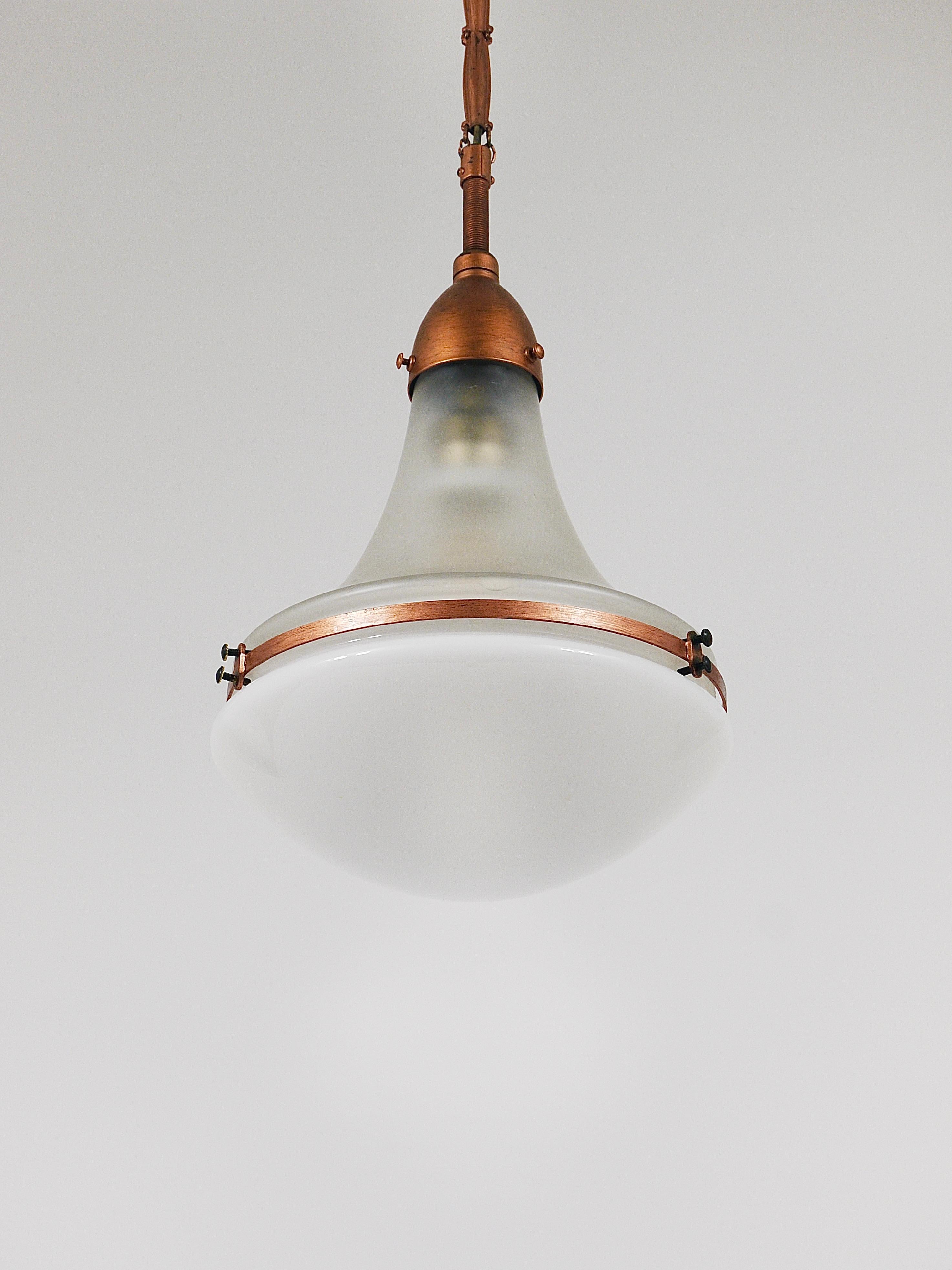 Lampada a sospensione industriale Peter Behrens Luzette, Siemens Schuckert, Germania, 1910 in vendita 10