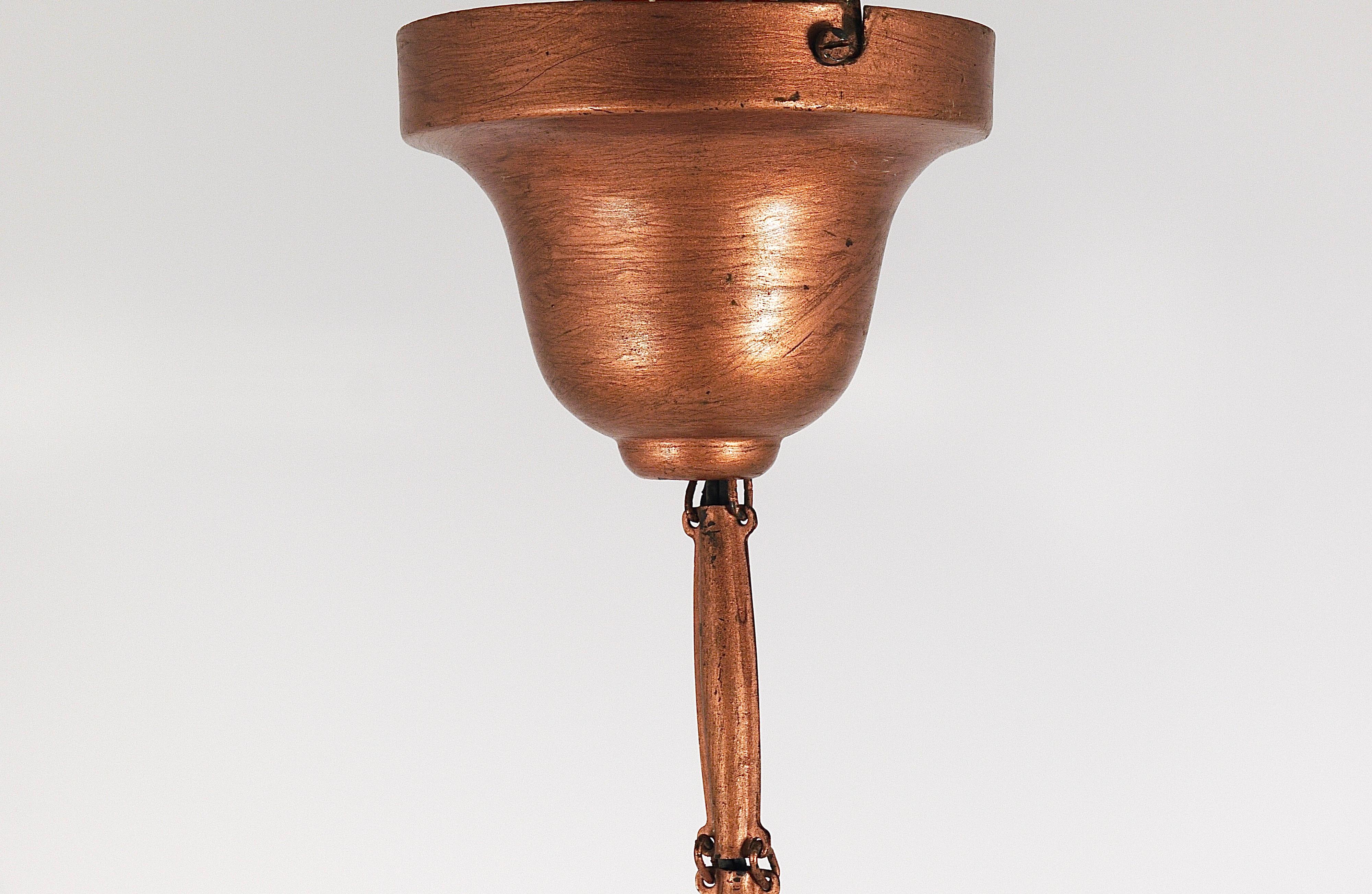 Lampada a sospensione industriale Peter Behrens Luzette, Siemens Schuckert, Germania, 1910 in vendita 11