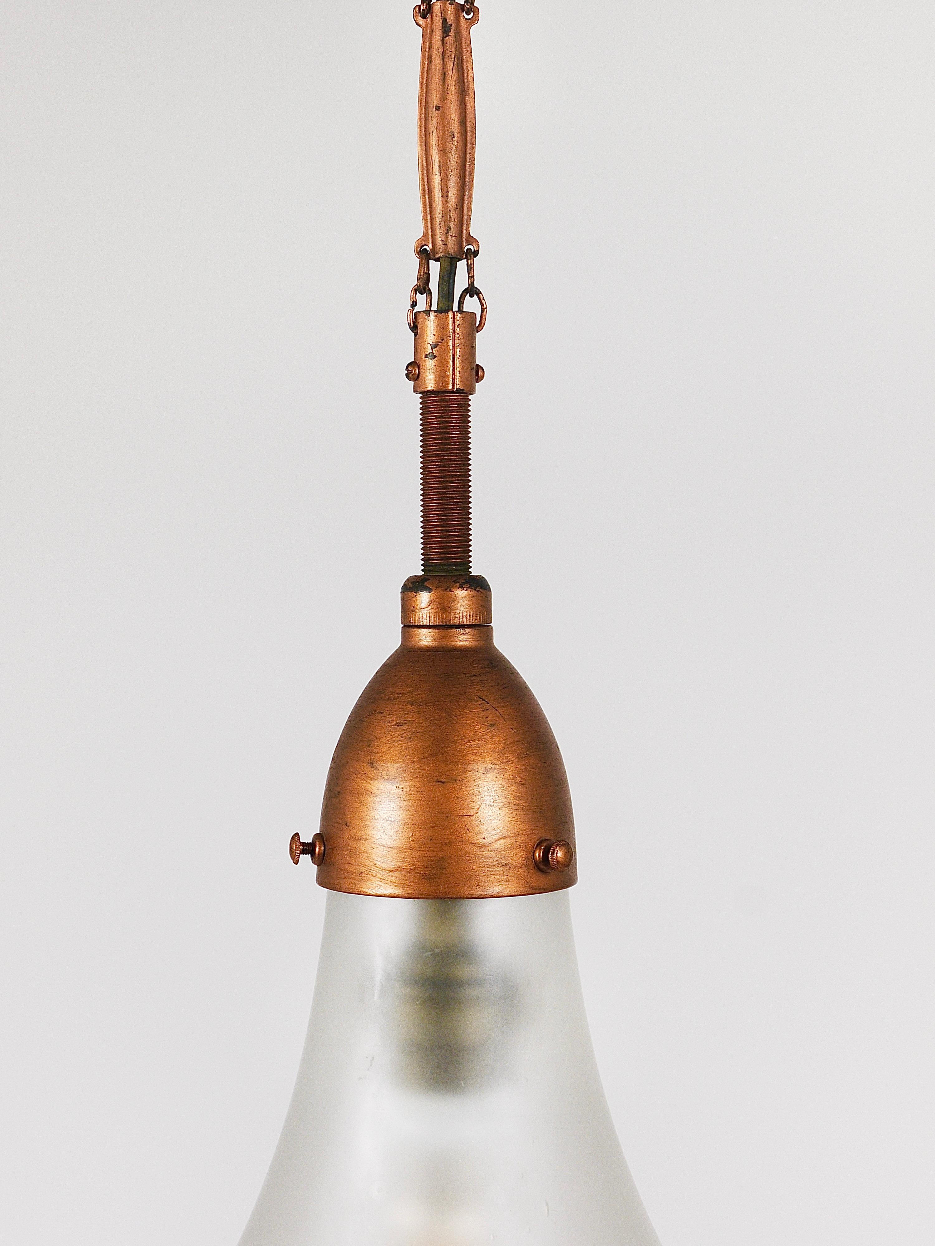 Lampada a sospensione industriale Peter Behrens Luzette, Siemens Schuckert, Germania, 1910 in vendita 13