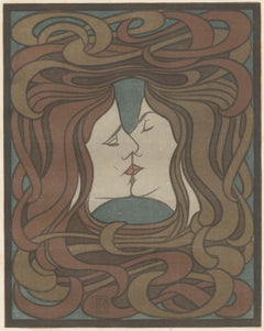 Antique Der Kuss  The Kiss (plate facing page 116)