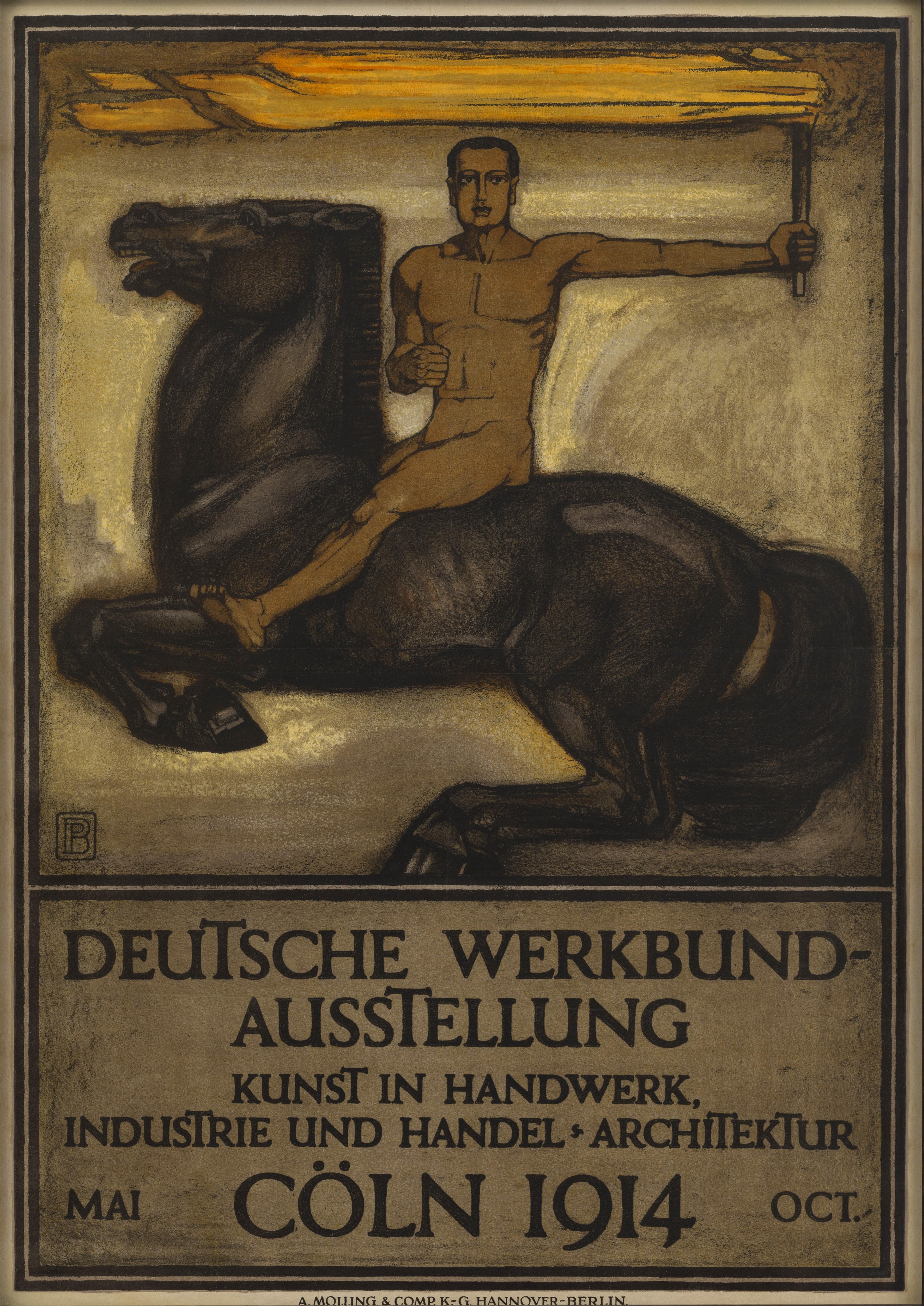 Deutsche Werkbund-Ausstellung (German Workers Union Exhibition Art) - Print by Peter Behrens 