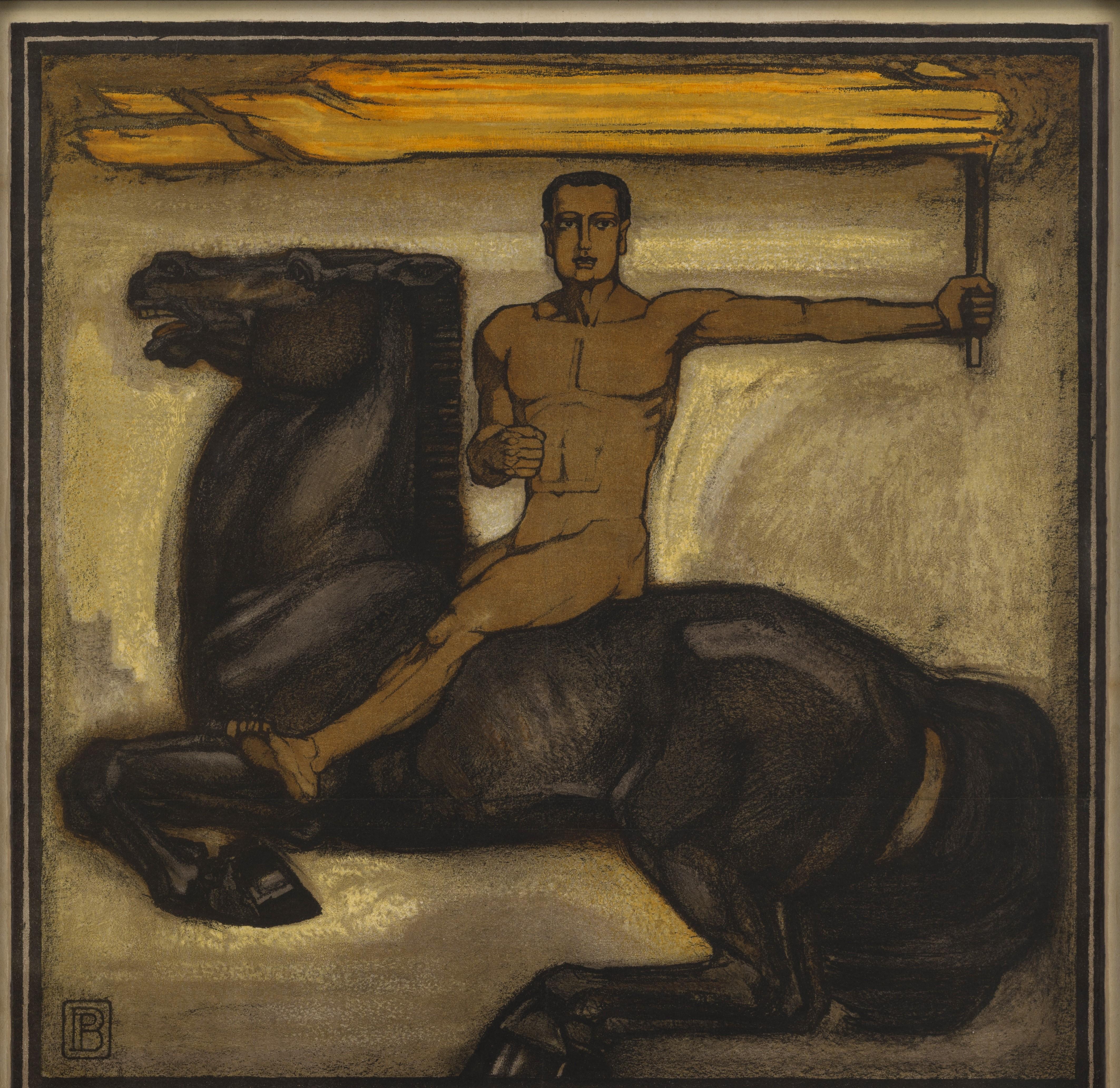 Deutsche Werkbund-Ausstellung (Exposición de Arte del Sindicato Alemán de Trabajadores) - Print Art Decó de Peter Behrens 