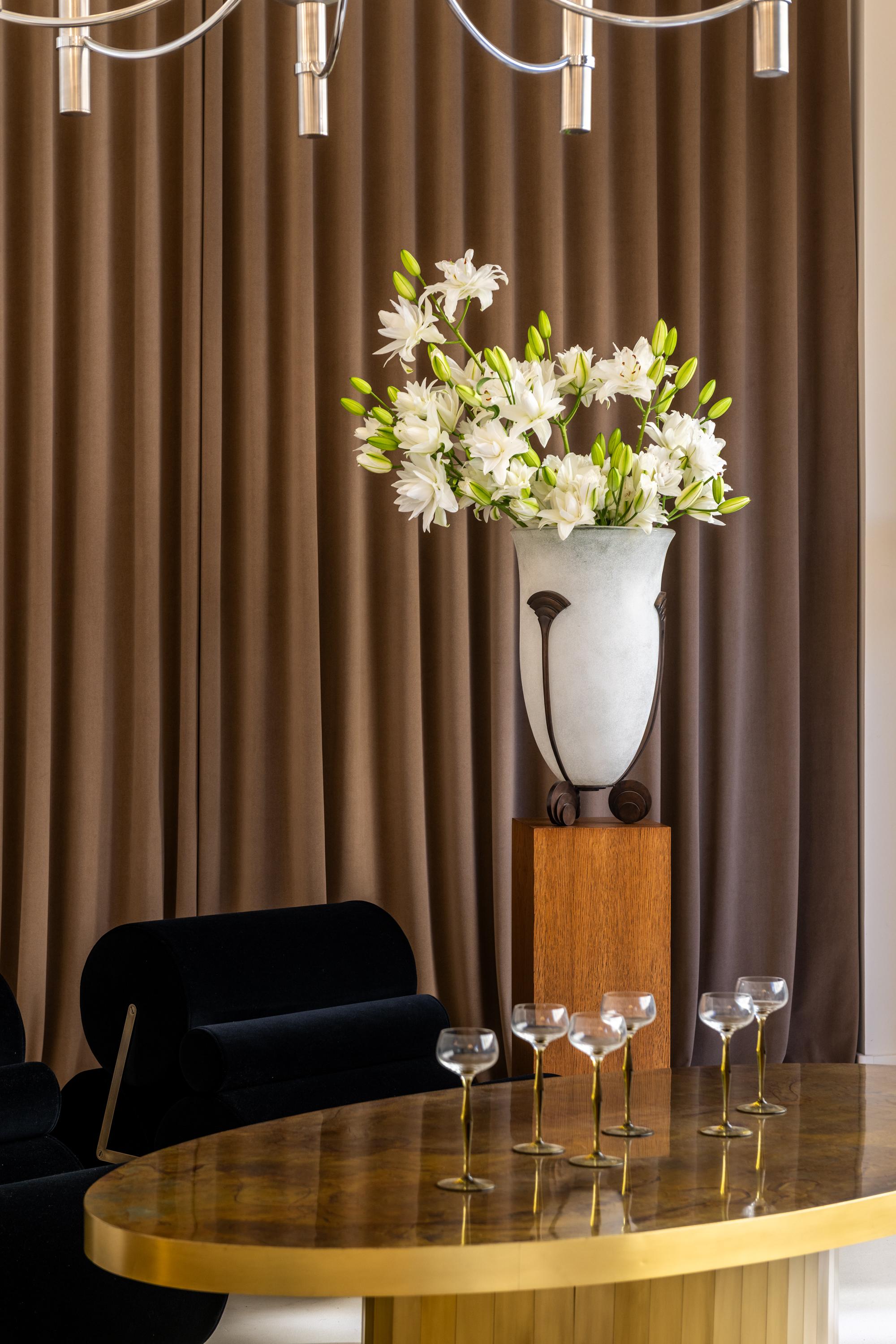 Ensemble de six verres à champagne Art Nouveau de Peter Behrens 1898 en vente 4