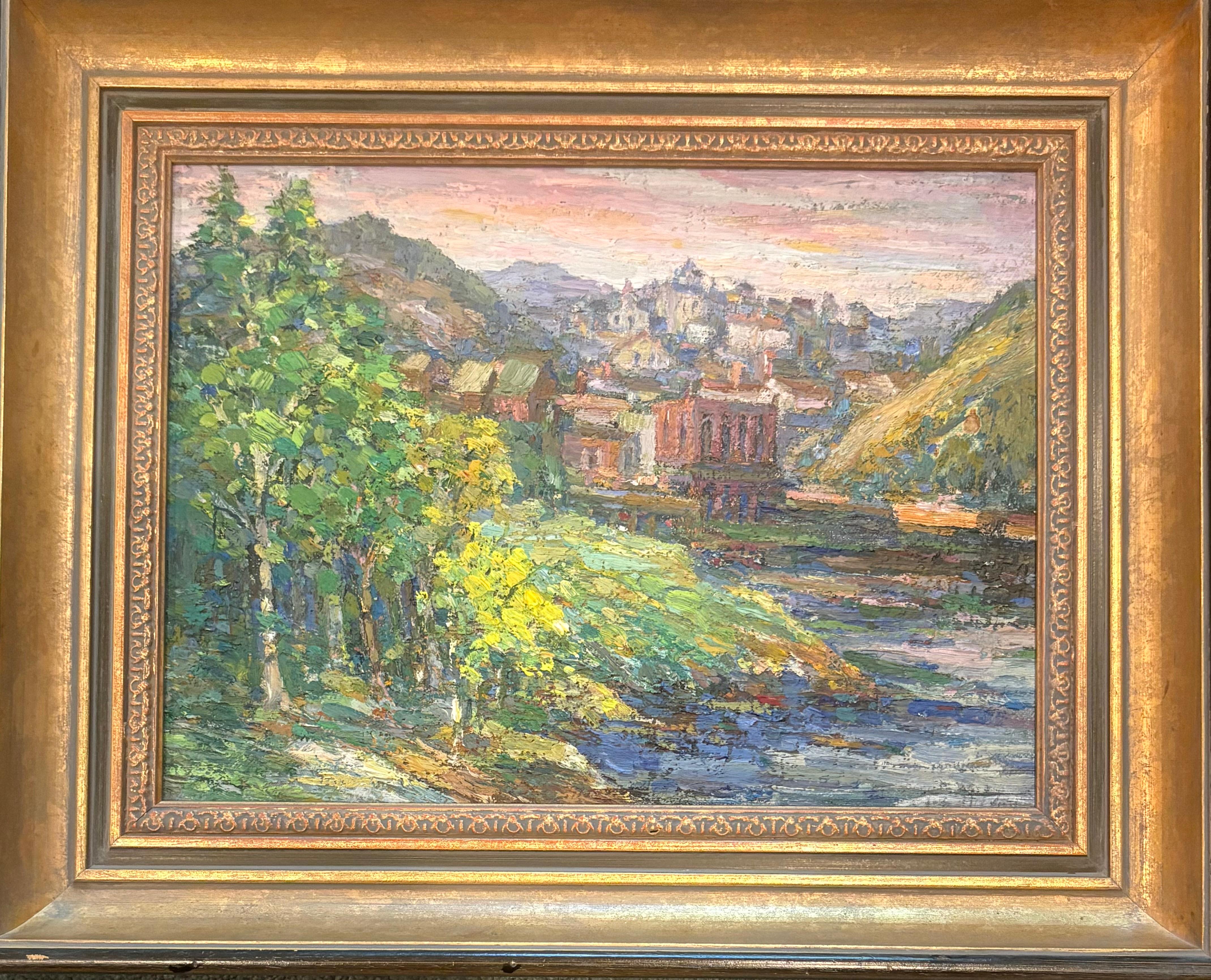 "Buenas tardes" - Painting de Peter Bela Mayer