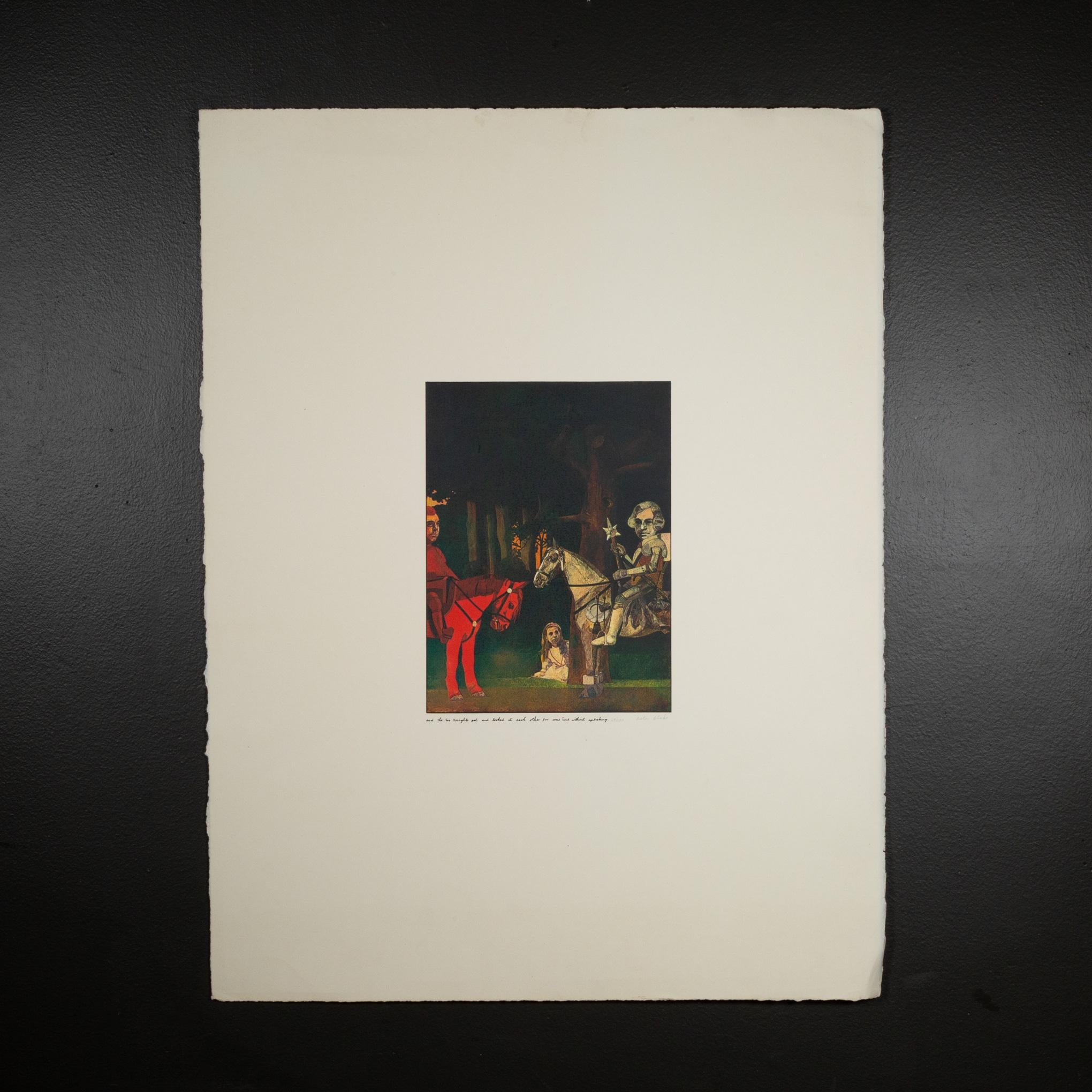 British Peter Blake Color Screenprint 29/100 Signed 1970 For Sale