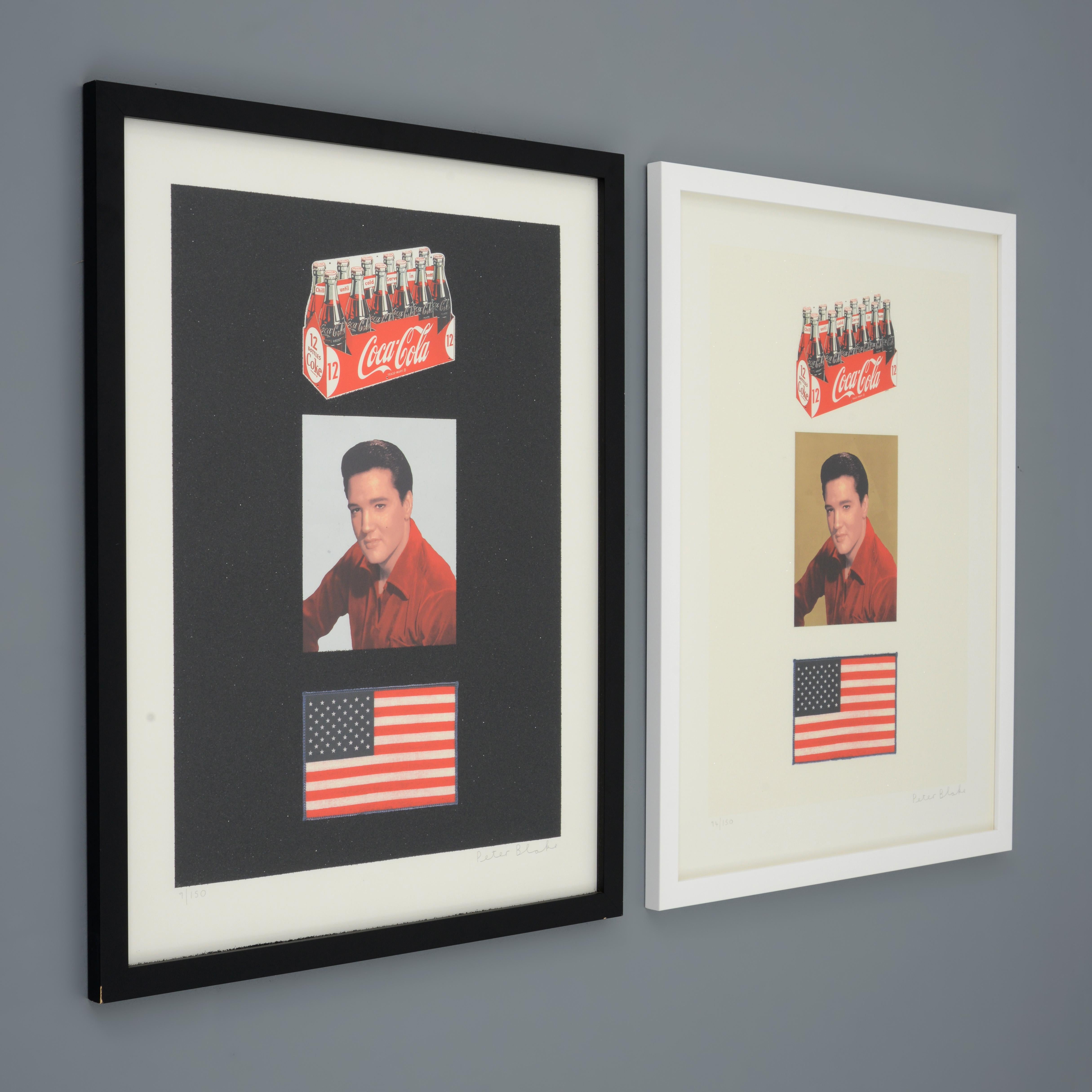 2 Peter Blake AMERICAN TRILOGY Diamond Dust Screenprints For Sale 1