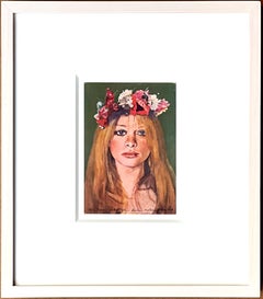 Art Card - Peter Blake - Flora (Fairy Child) - Hand Signed by Peter Blake Framed