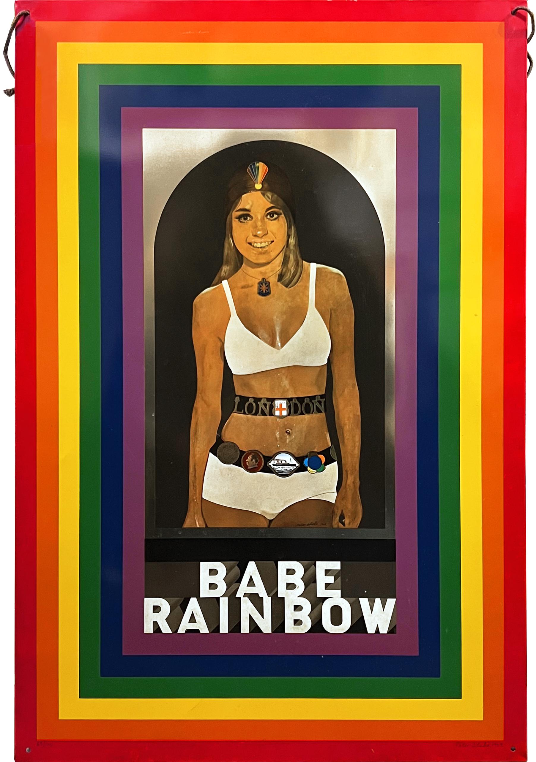 Peter Blake Figurative Print - Babe Rainbow