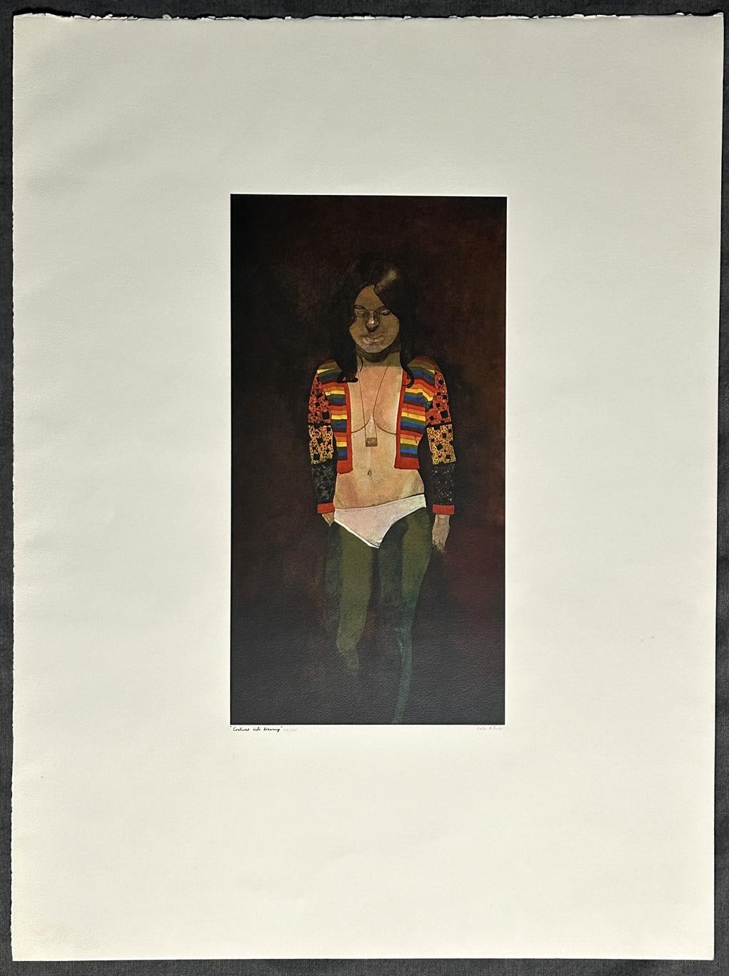 Costume Life Drawing 1972  Signed Limited Edition For Sale 3
