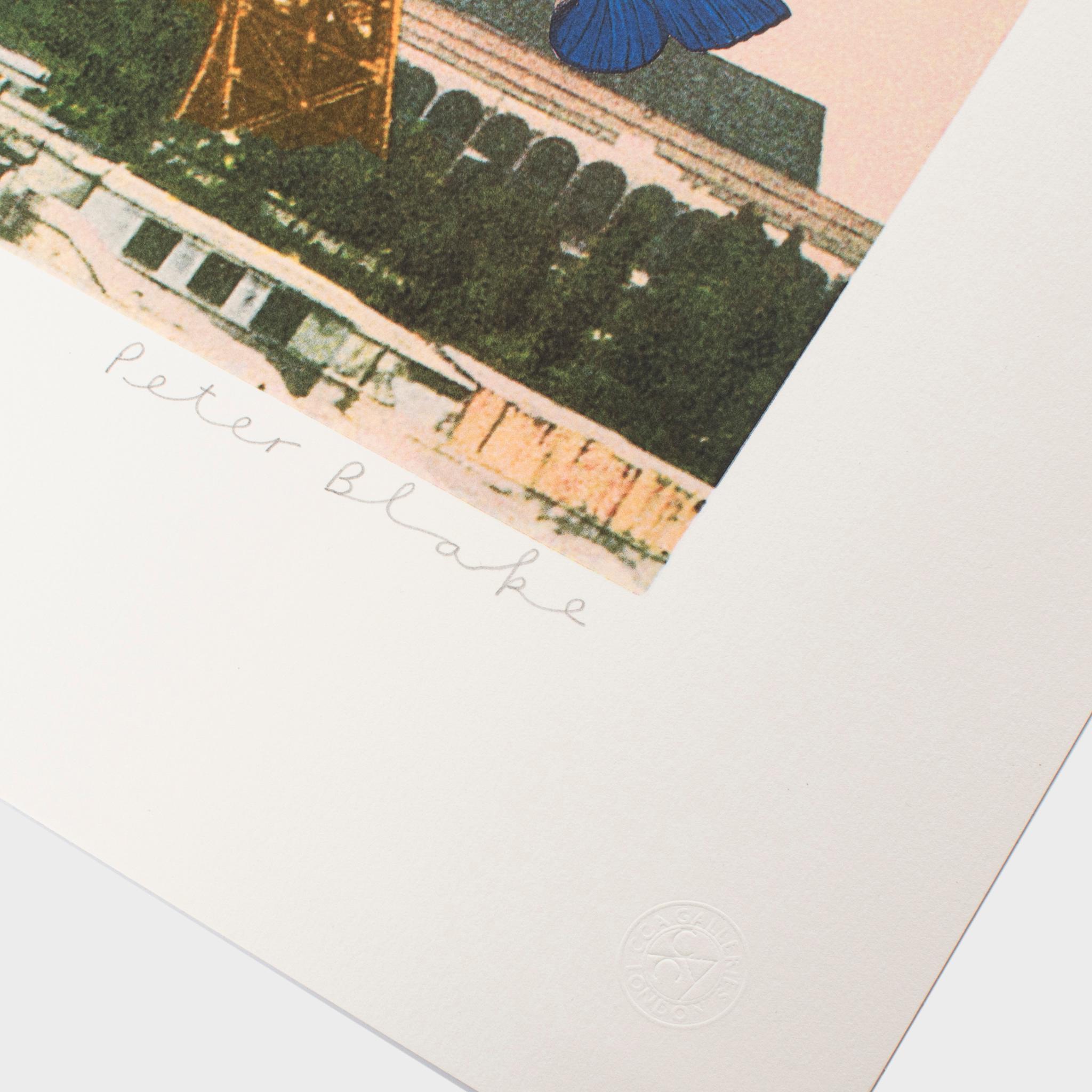 Eiffel Tower (from the Paris suite) - Print by Peter Blake
