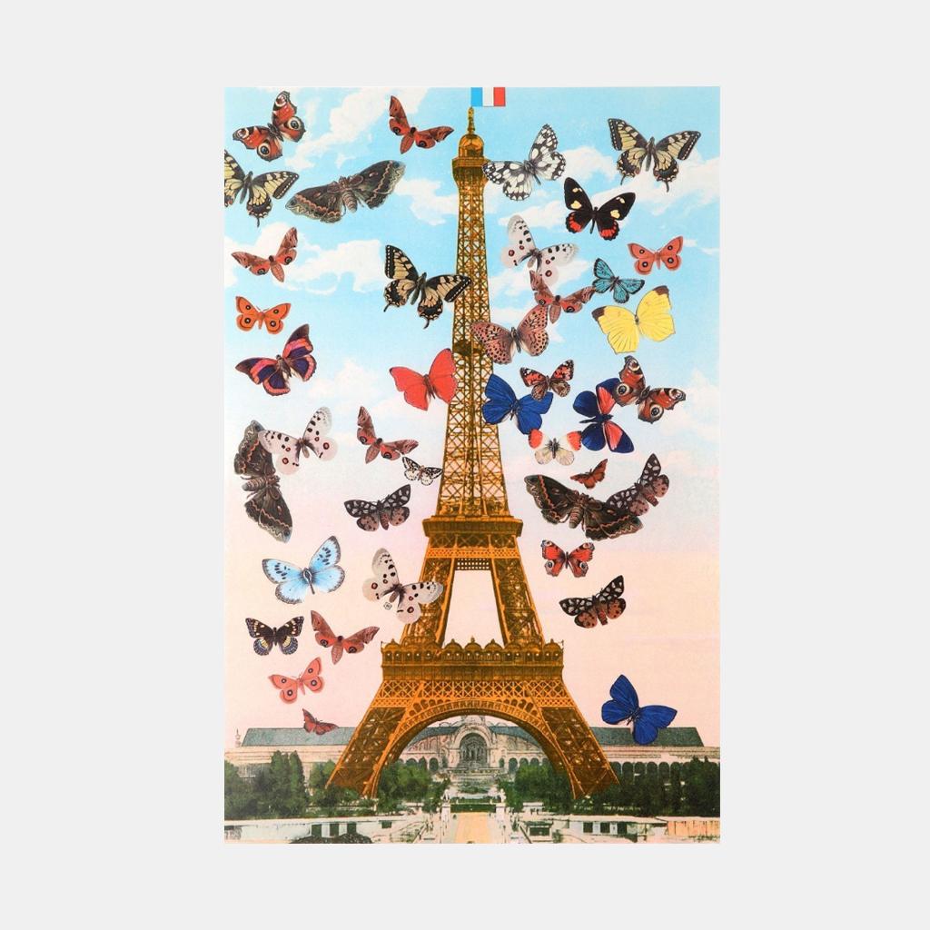 Peter Blake Landscape Print -  Eiffel Tower (from the Paris suite)