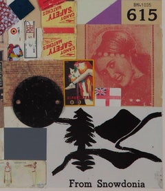 Homage to Schwitters Deon (Framed), 2021 - Peter Blake Art Silkscreen Beatles