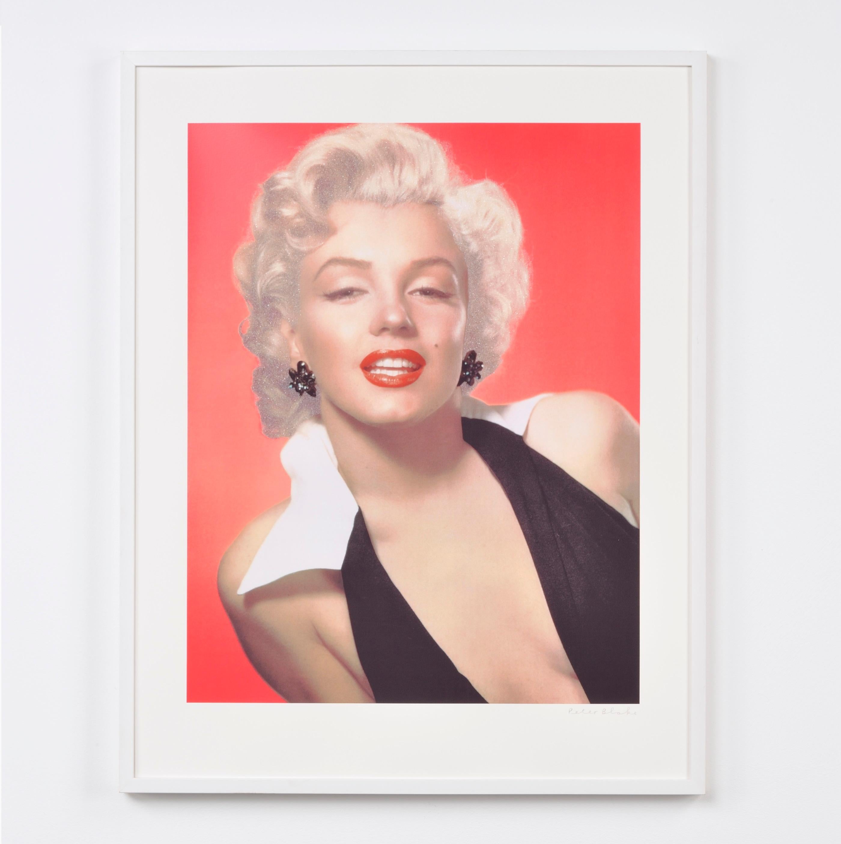 Marilyn - Contemporary 21st Century, sérigraphie, poussière de diamant, édition limitée en vente 4
