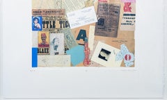 &, Silkscreen Collage Print by Peter Blake, Pop Art, Signed Edition of 175, 2005