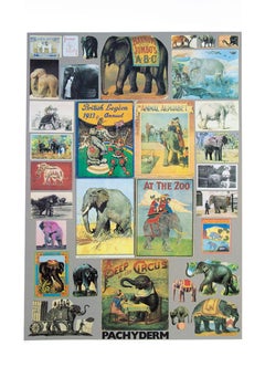 Vintage P is for Pachyderm