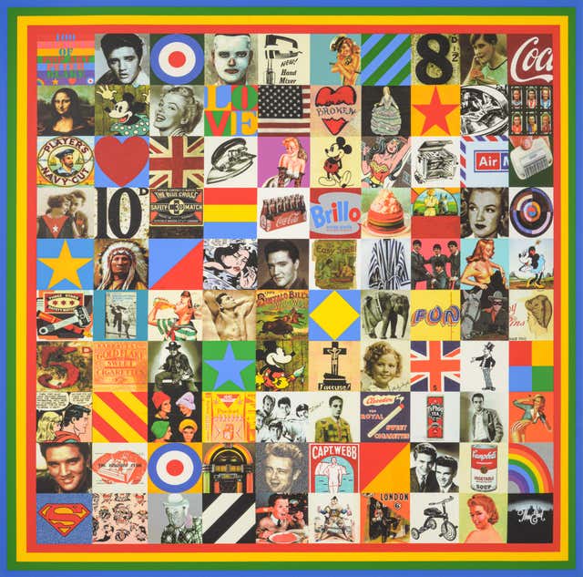 Peter Blake Print Examples Peter Blake - Peter Blake 100 SOURCES OF POP Diamond Dust Screenprint ...