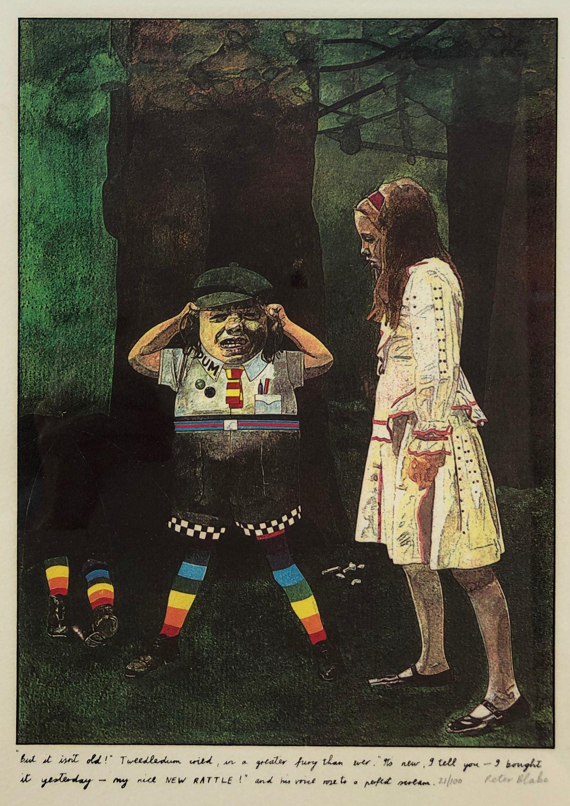PETER BLAKE Alice in Wonderland, 1970 - Signed For Sale 2
