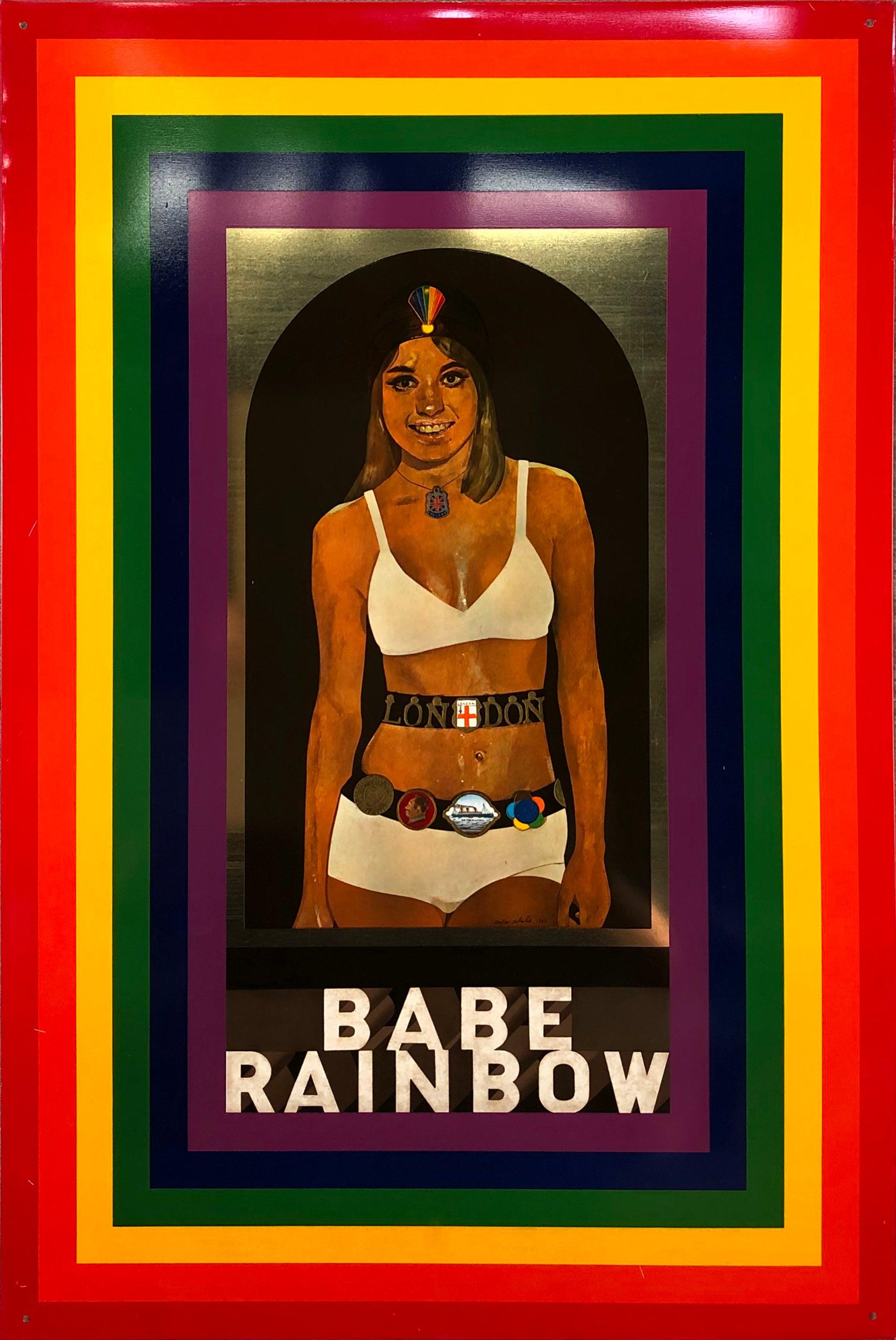 PETER BLAKE Babe Rainbow, 1968 sur TIN