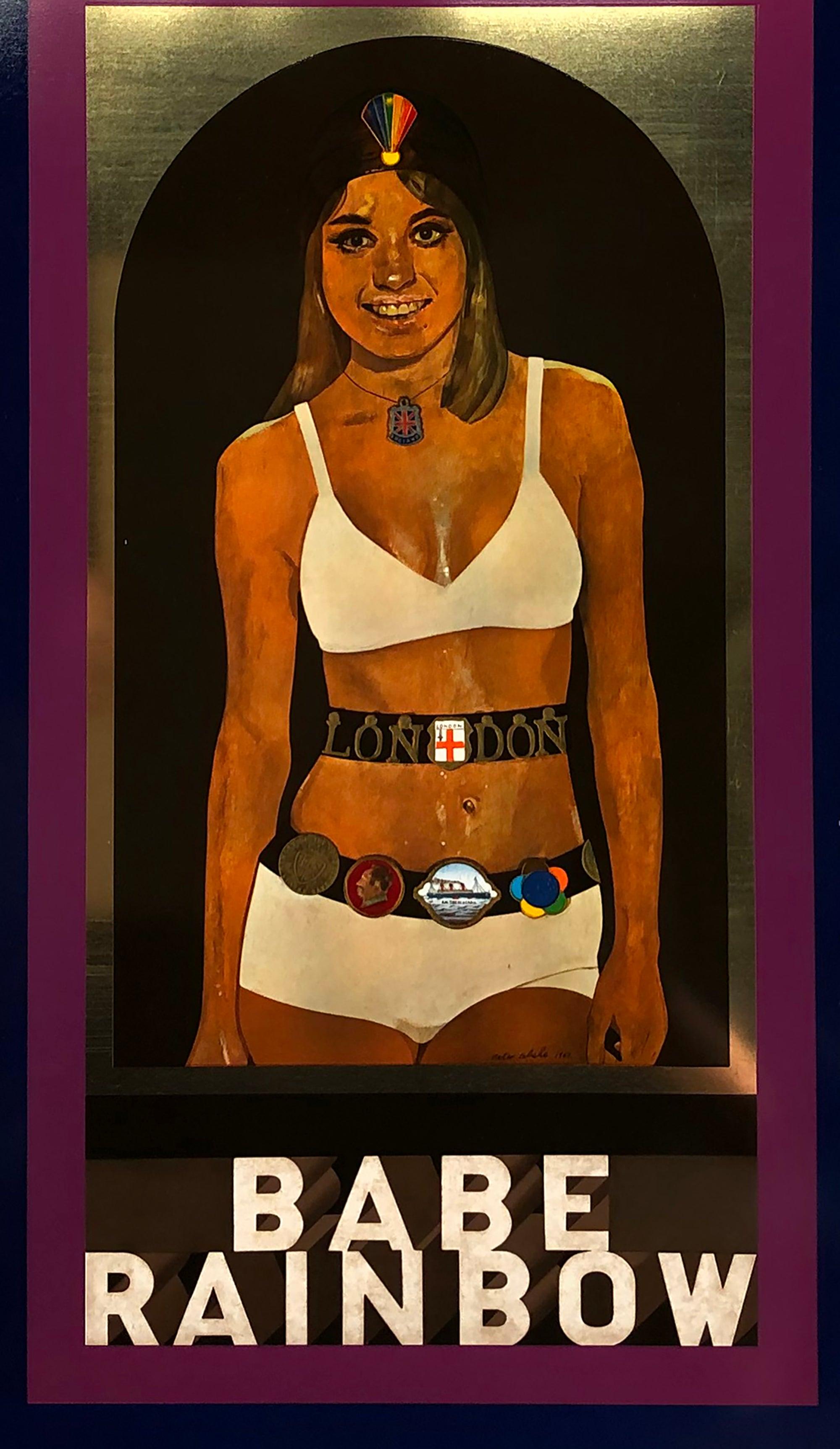 PETER BLAKE Babe Rainbow, 1968 on TIN For Sale 1