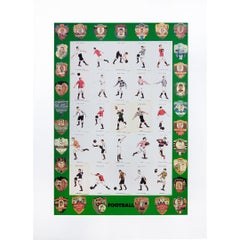 Peter Blake, F is for Football, from Alphabet Series, 1991
