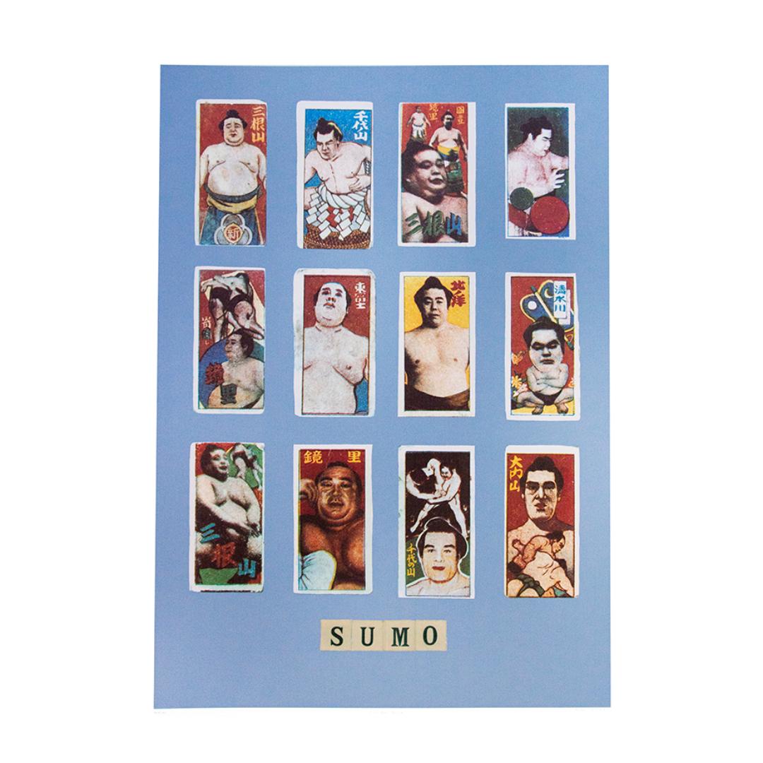 Peter Blake Portrait Print - S is for Sumo, from Alphabet Series