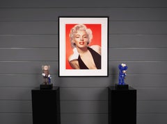 Pop Art 'Marilyn Monroe' Portrait with Diamond Dust, Limited Edition, 2010