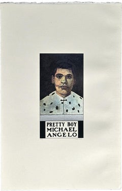 Pretty Boy Michael Angelo, 1972 De la serie Los luchadores, Edición firmada
