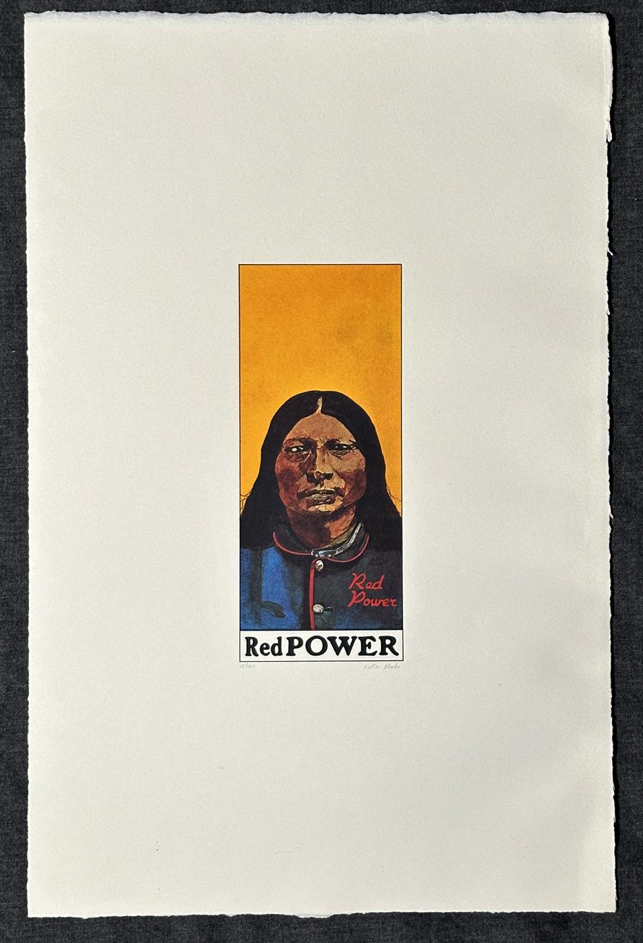 Red Power 1972 de la série The Wrestlers, édition signée en vente 2