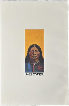 Red Power 1972 De la serie Los luchadores, edición firmada