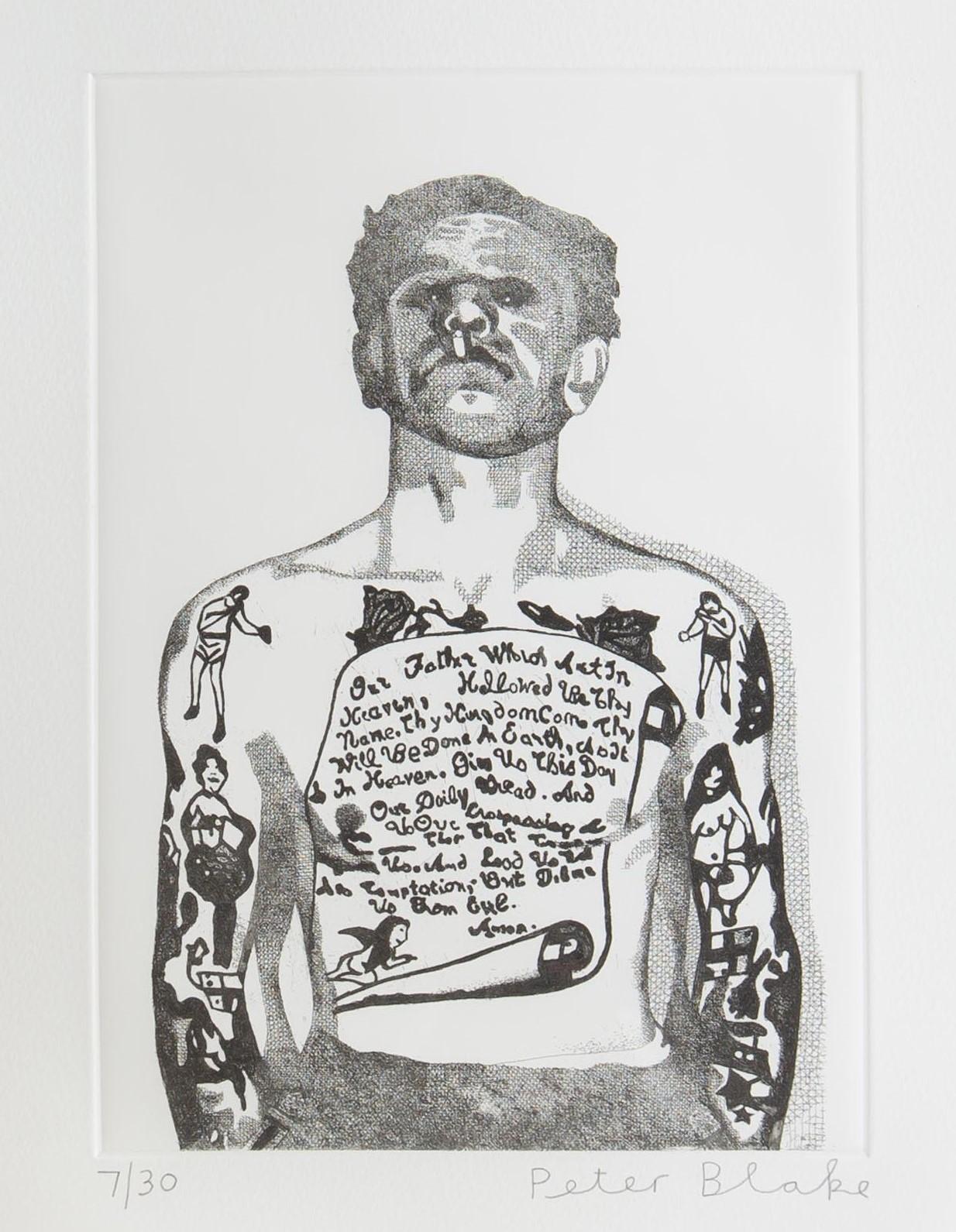 Reverend Ricky Wreck - Contemporary Print by Peter Blake