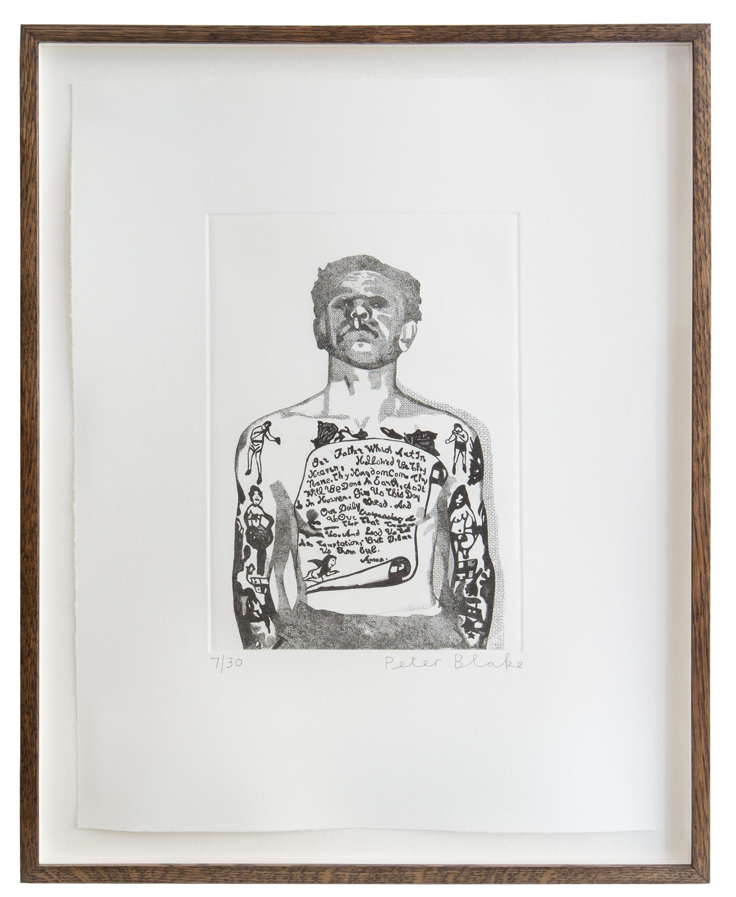 Reverend Ricky Wreck - Print by Peter Blake