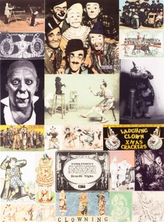 Signed screenprint by Sir Peter Blake for 'C is for clown'