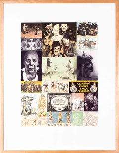 Signed screenprint by Sir Peter Blake for 'C is for clown'