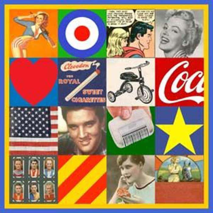Peter Blake Print Examples Peter Blake - Some of the Sources of Pop Art III, signed silkscreen by ...