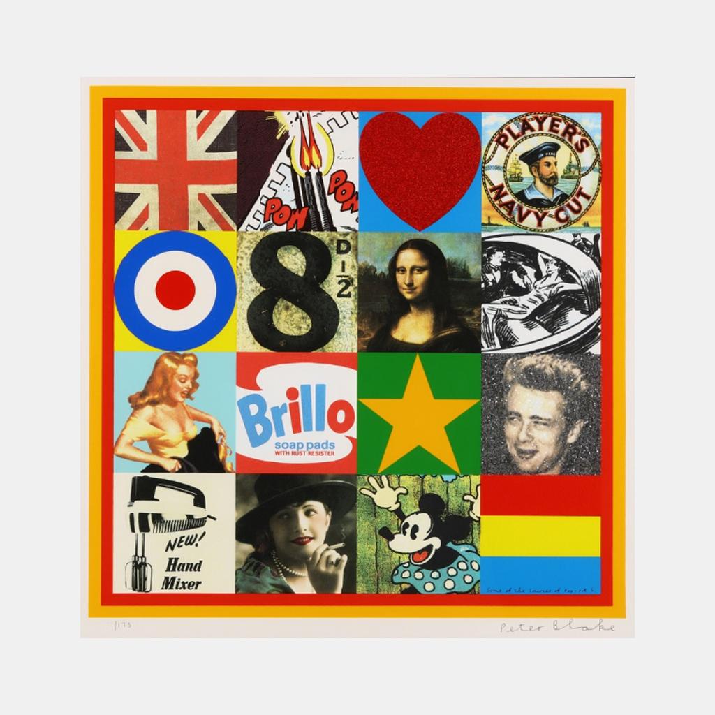 Some of the Sources of Pop Art V - Print by Peter Blake