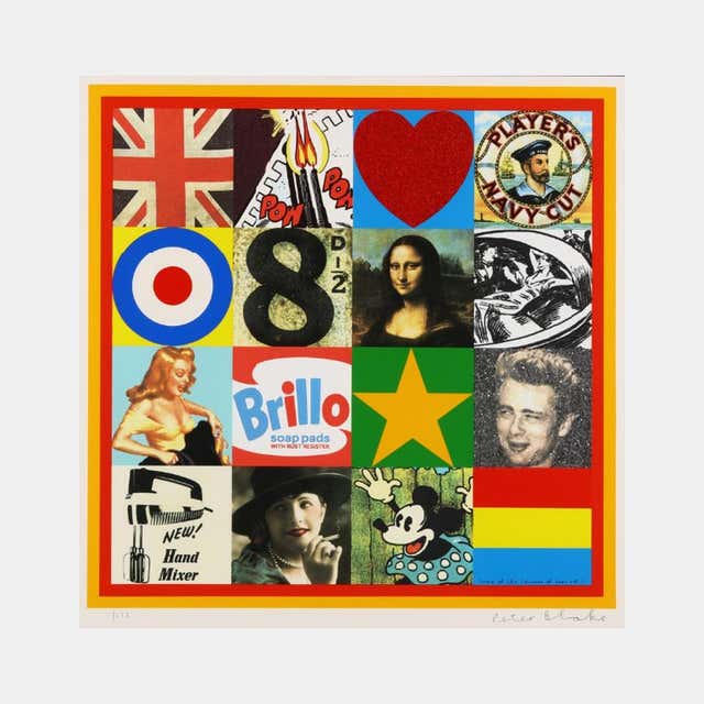 Peter Blake Rainbow Target For Sale At 1stDibs peter-blake-rainbow-target-for-sale-at-1stdibs